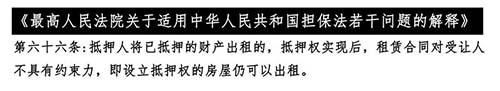 商鋪抵押貸款了還能出租嗎